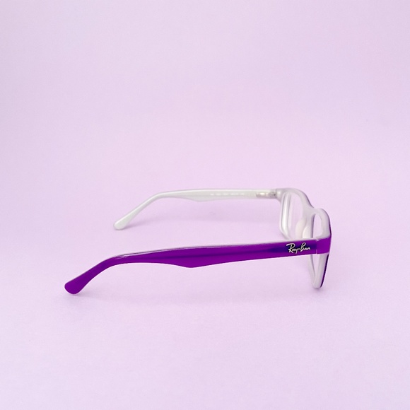 Ray-Ban Child RB 1531 3591 Violet on Opal Ice Eyeglasses Frames 48-16 130 - Picture 6 of 16